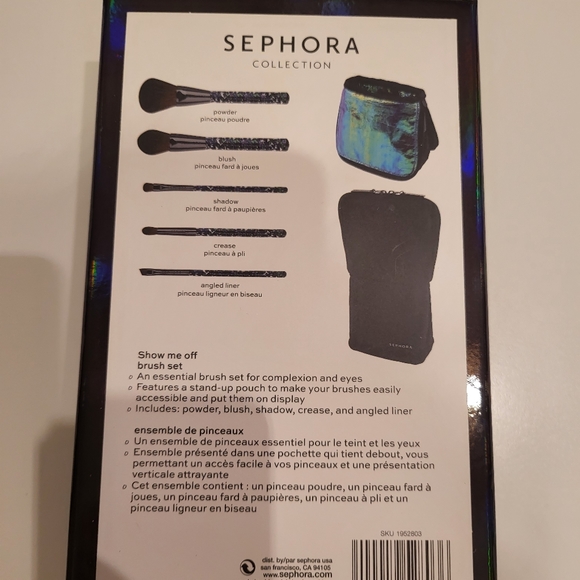 SEPHORA MAKE UP BRUSHES - full size new in gift box All that Sparkle Glitter - Picture 5 of 8